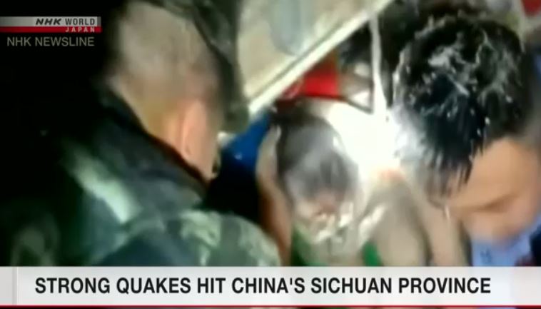 Strong Quakes Hit Chinas Sichuan Province Myanmar Digital News 